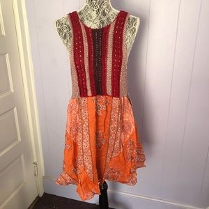 Free people crochet dress
